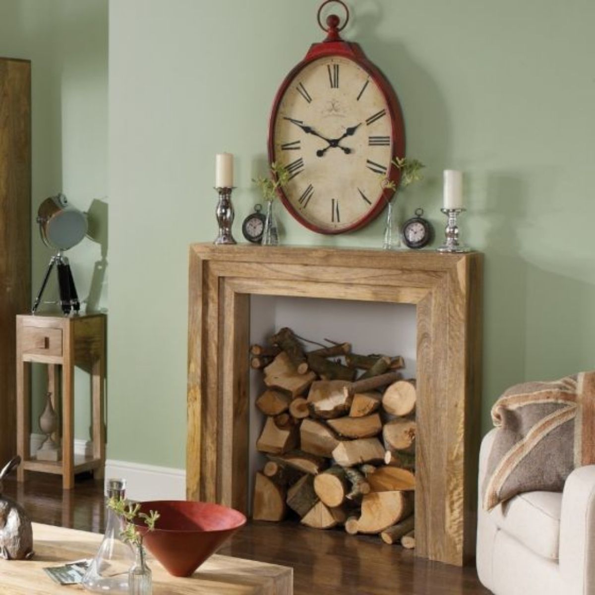 Trade Furniture Mango Wood 118cm Fire Surround