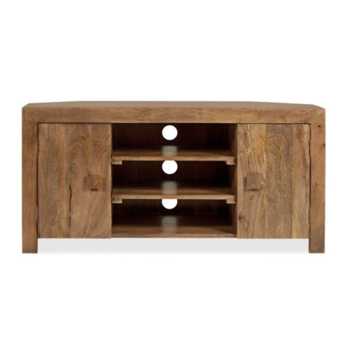 Trade Furniture Mango Wood 120cm Corner TV Unit