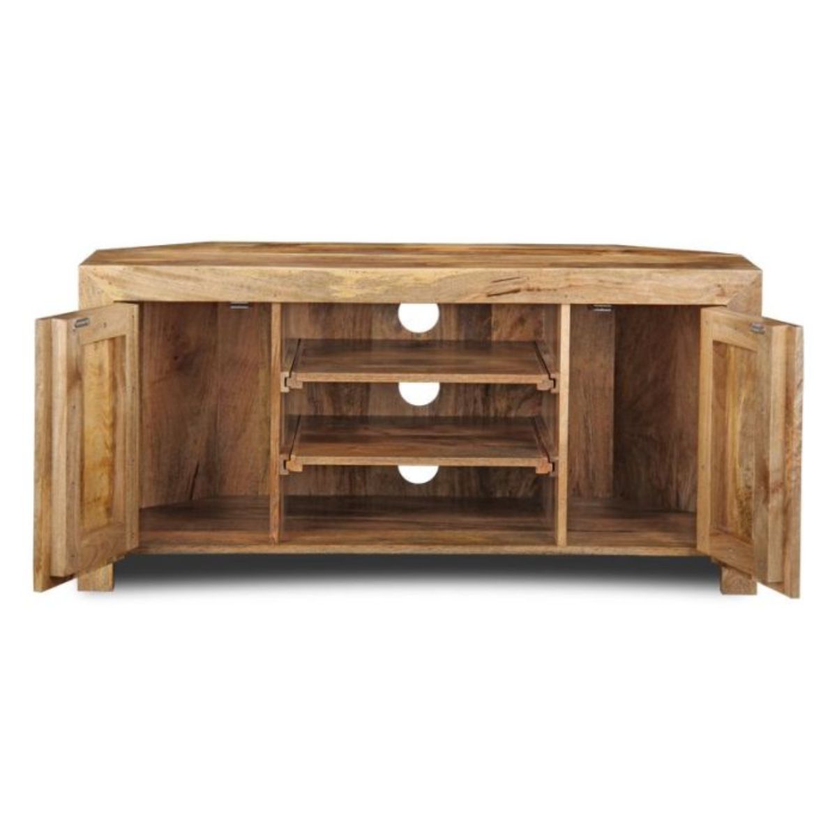 Trade Furniture Mango Wood 120cm Corner TV Unit