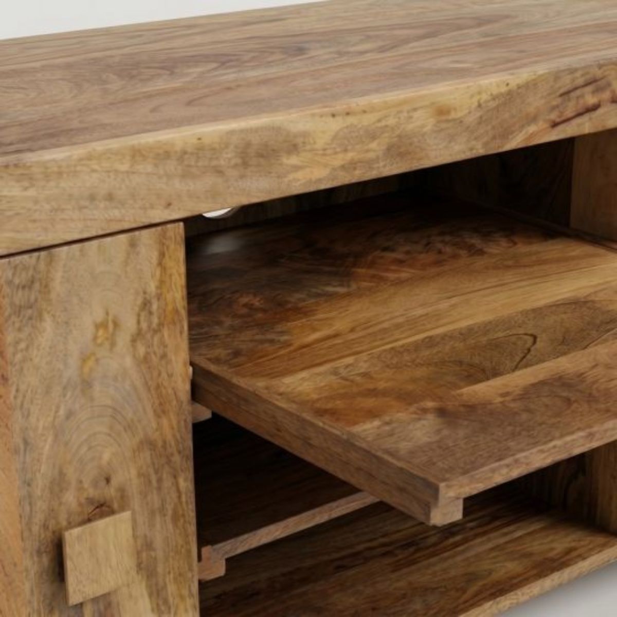 Trade Furniture Mango Wood 120cm Corner TV Unit