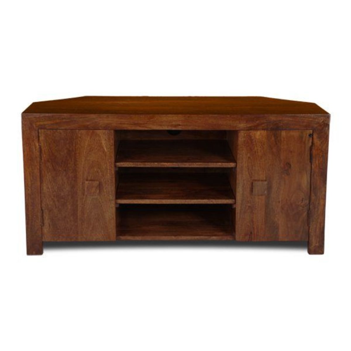 Trade Furniture Mango Wood 120cm Corner TV Unit