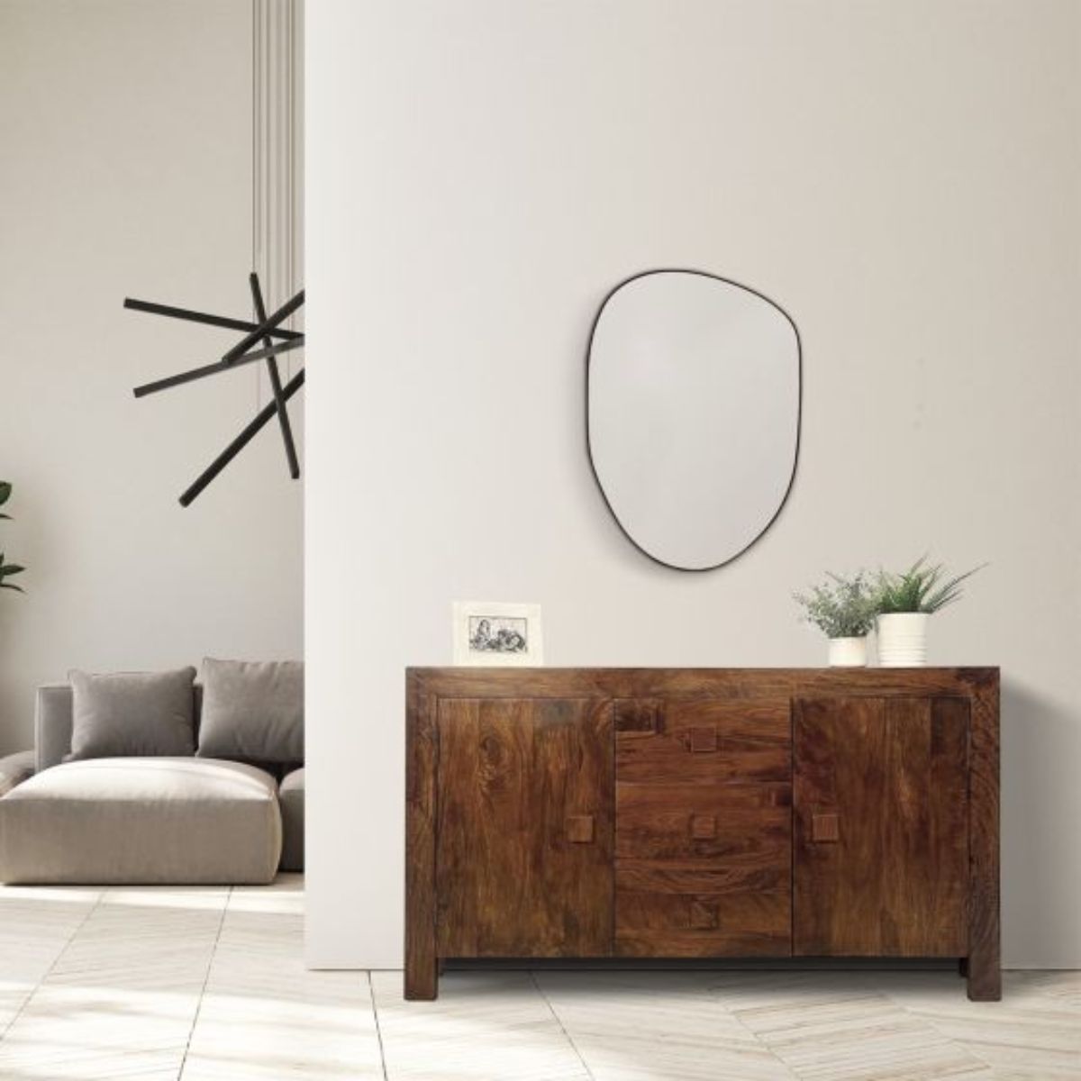 Trade Furniture Mango Wood 135cm Sideboard