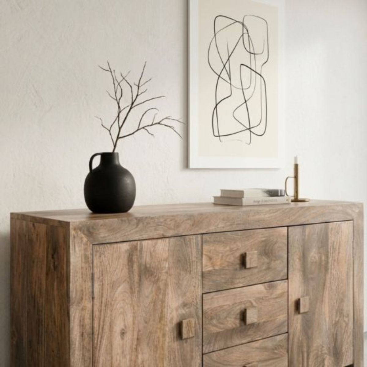 Trade Furniture Mango Wood 135cm Sideboard