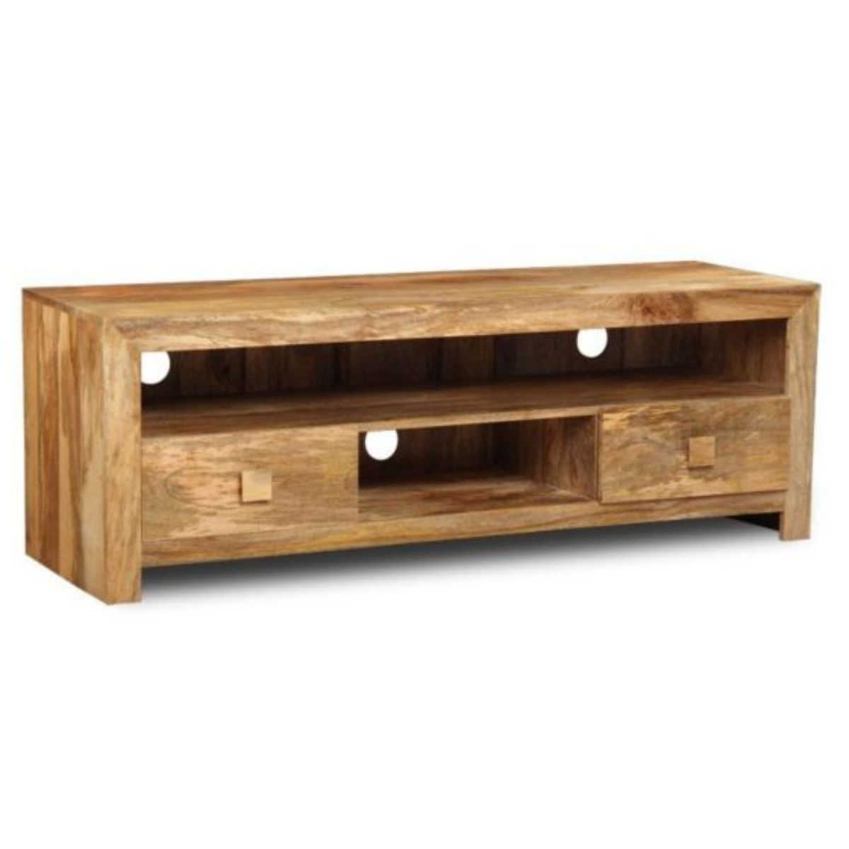 Trade Furniture Mango Wood 145cm 2 Drawer Media Unit