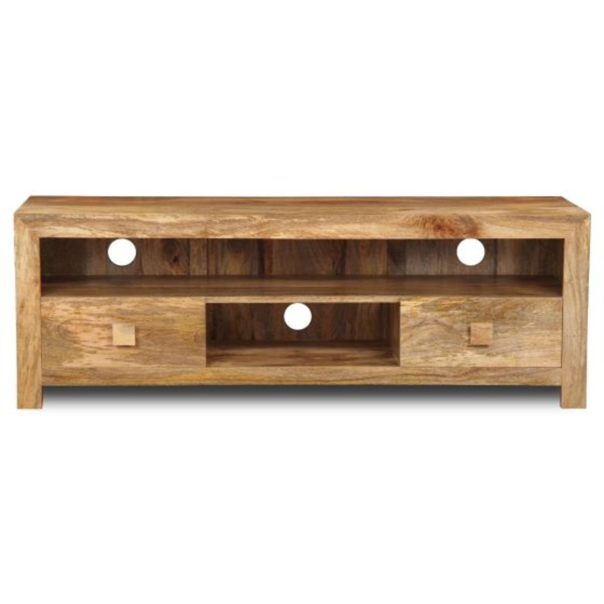 Trade Furniture Mango Wood 145cm 2 Drawer Media Unit