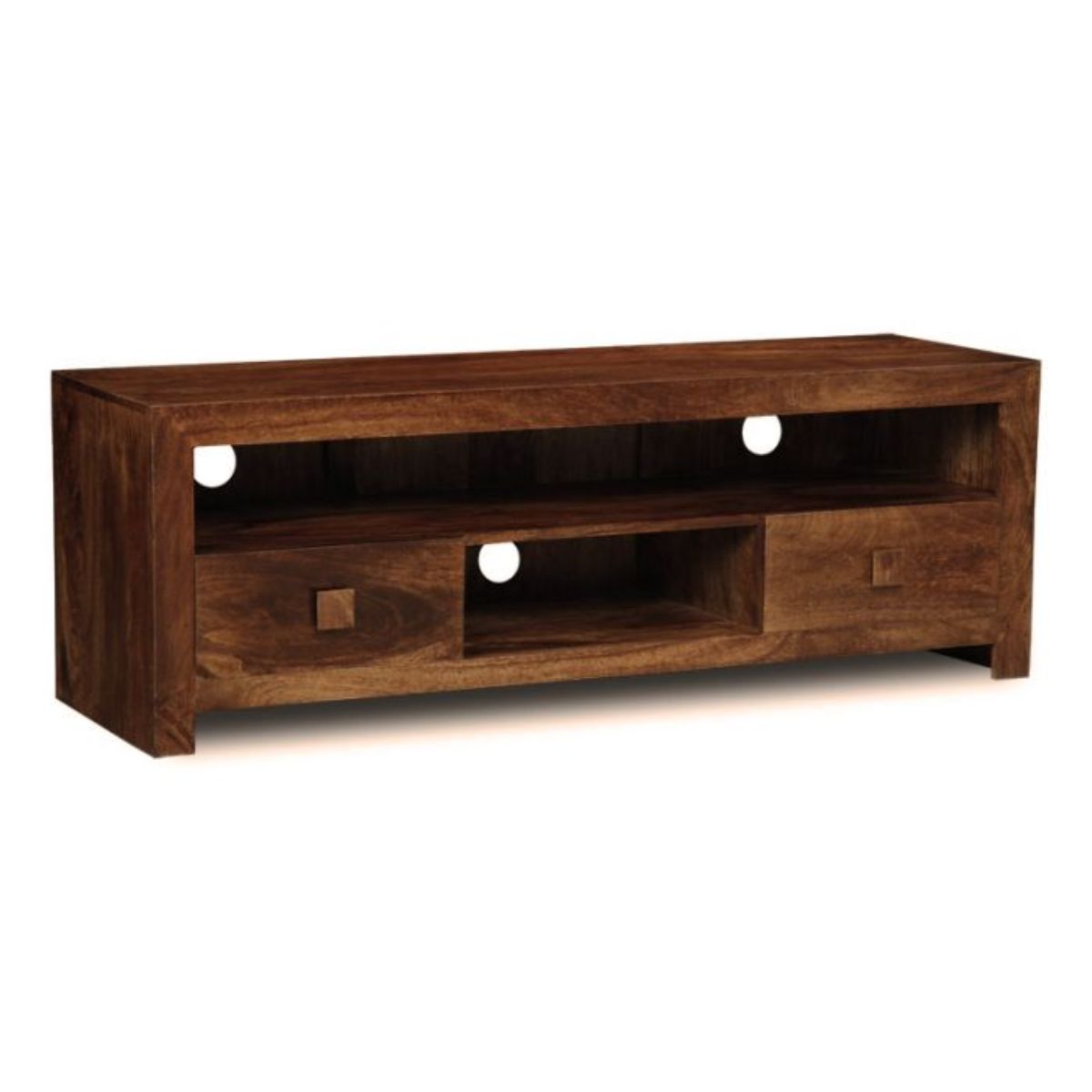 Trade Furniture Mango Wood 145cm 2 Drawer Media Unit