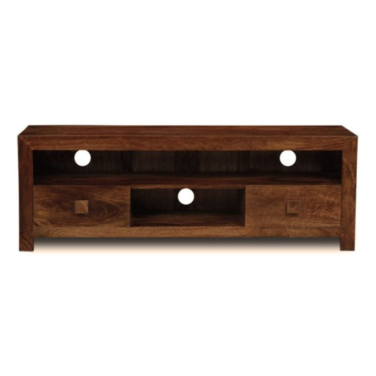 Trade Furniture Mango Wood 145cm 2 Drawer Media Unit
