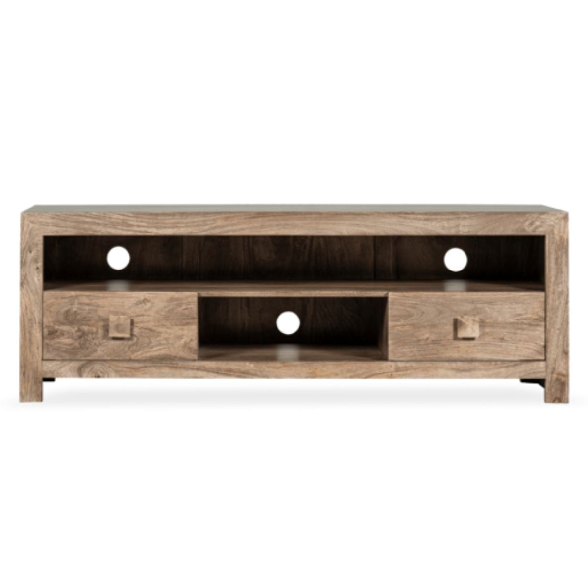 Trade Furniture Mango Wood 145cm 2 Drawer Media Unit