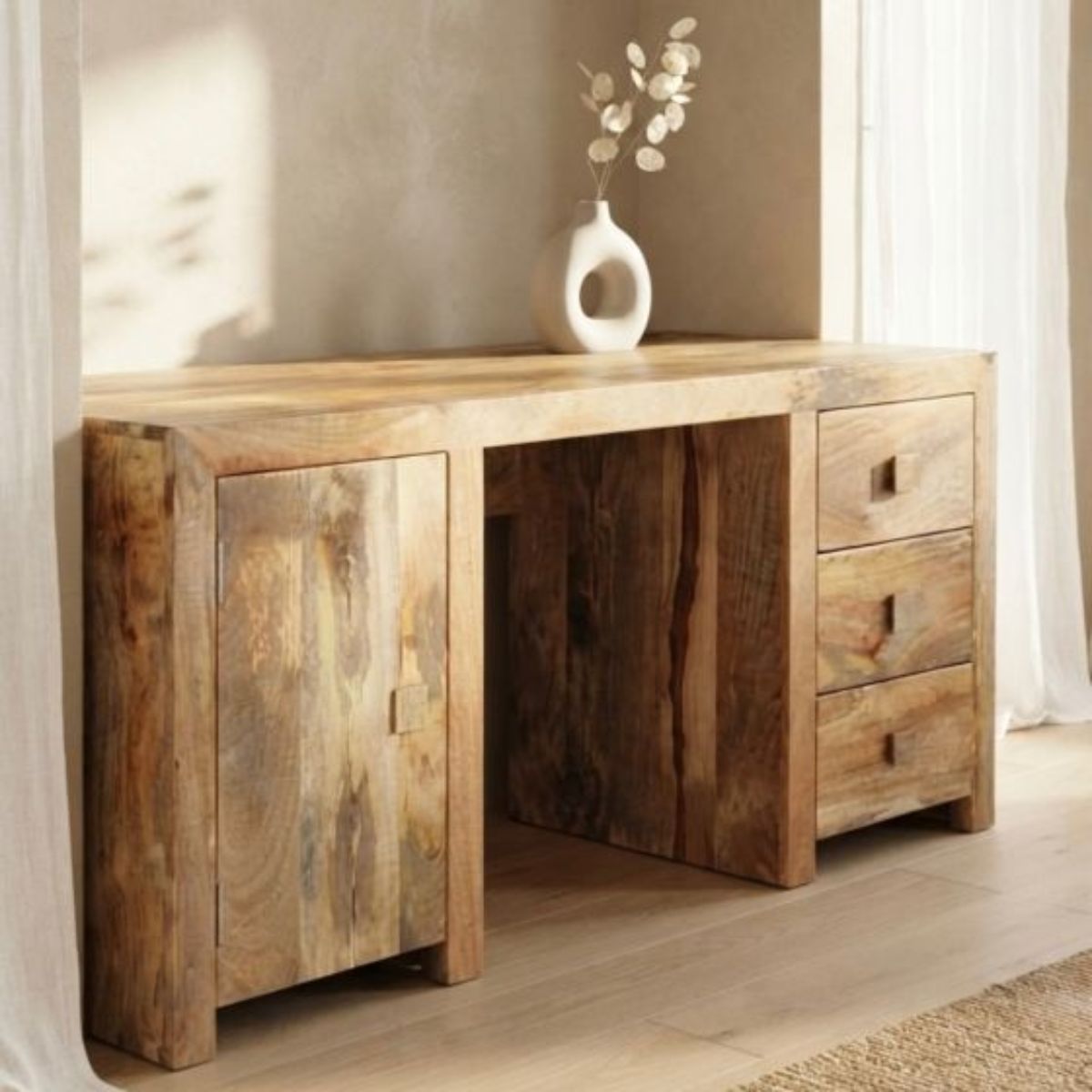 Trade Furniture Mango Wood 160cm Office Desk