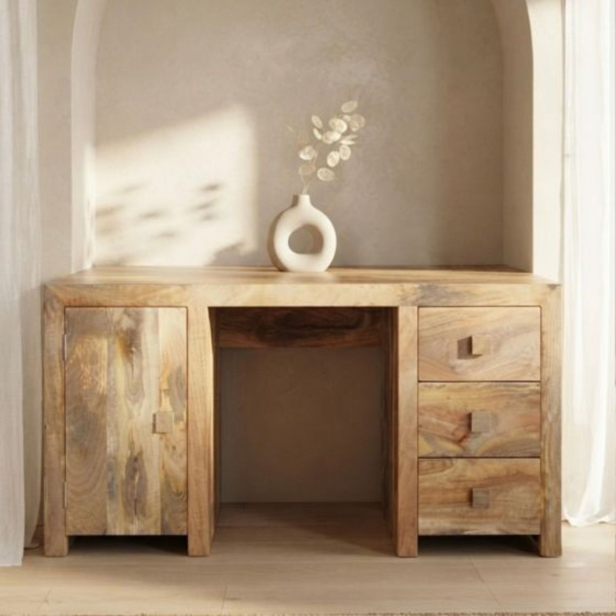 Trade Furniture Mango Wood 160cm Office Desk