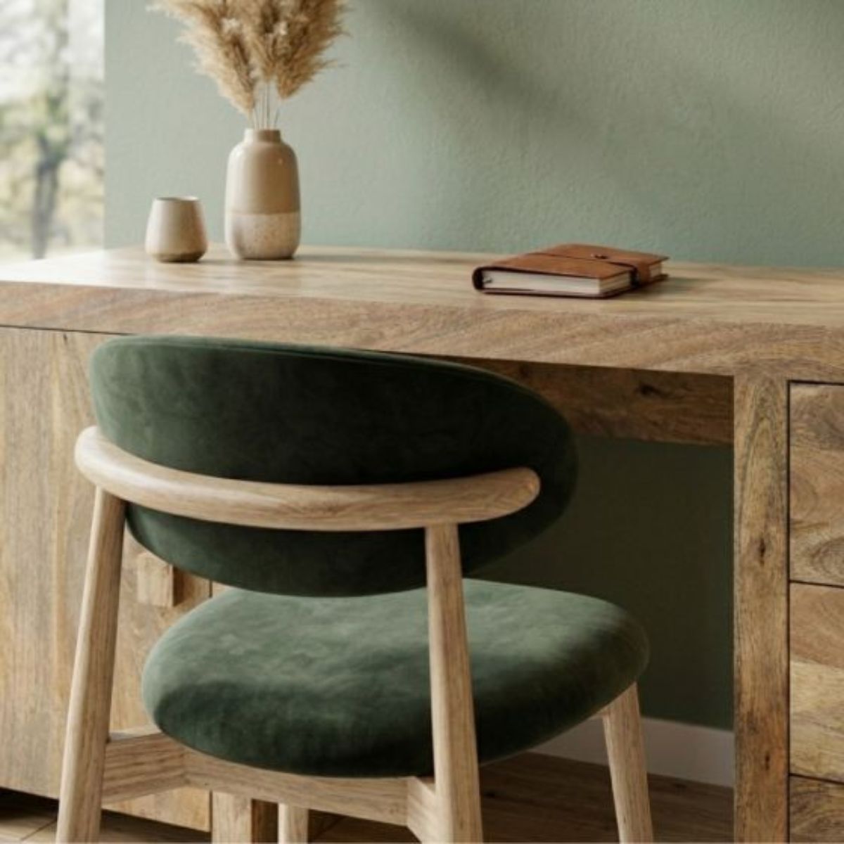 Trade Furniture Mango Wood 160cm Office Desk