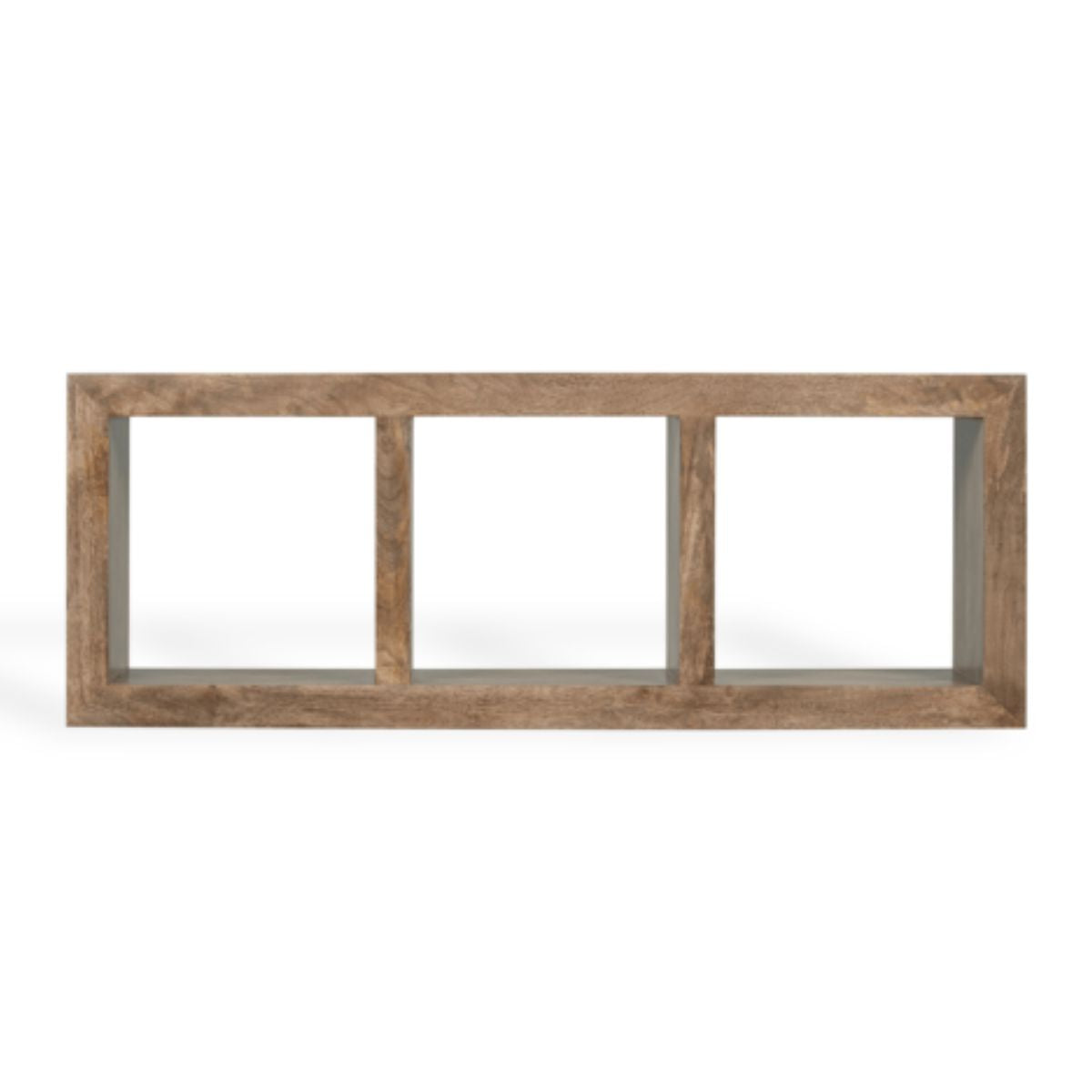 Trade Furniture Mango Wood 50cm Triple Storage Cube