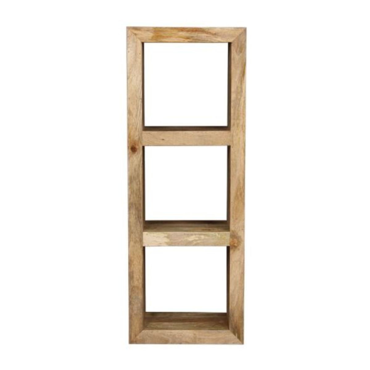 Trade Furniture Mango Wood 50cm Triple Storage Cube