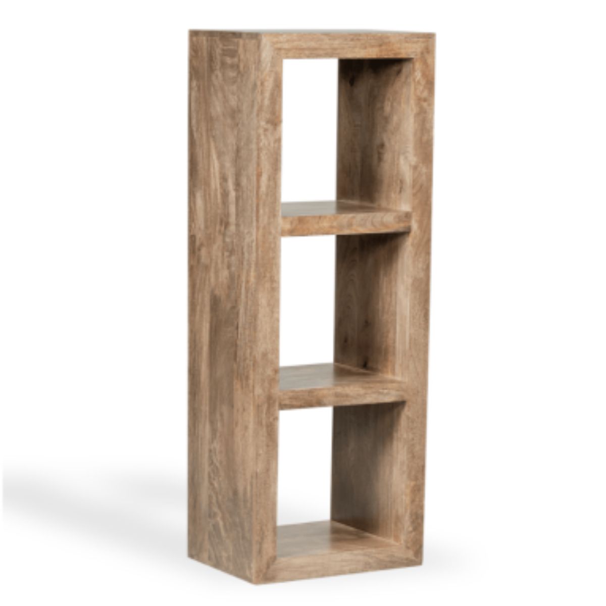 Trade Furniture Mango Wood 50cm Triple Storage Cube