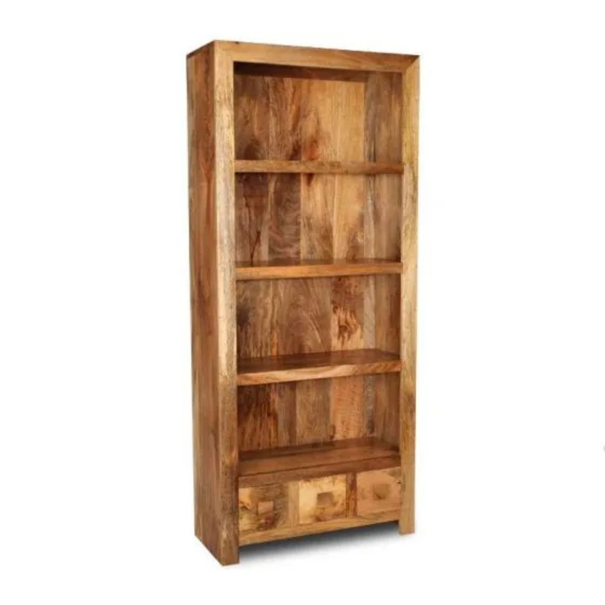 Trade Furniture Mango Wood 76cm 3 Drawer Bookcase