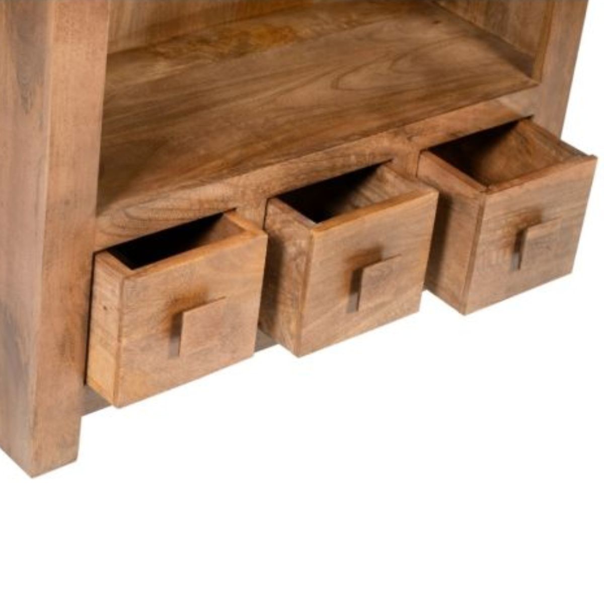 Trade Furniture Mango Wood 76cm 3 Drawer Bookcase