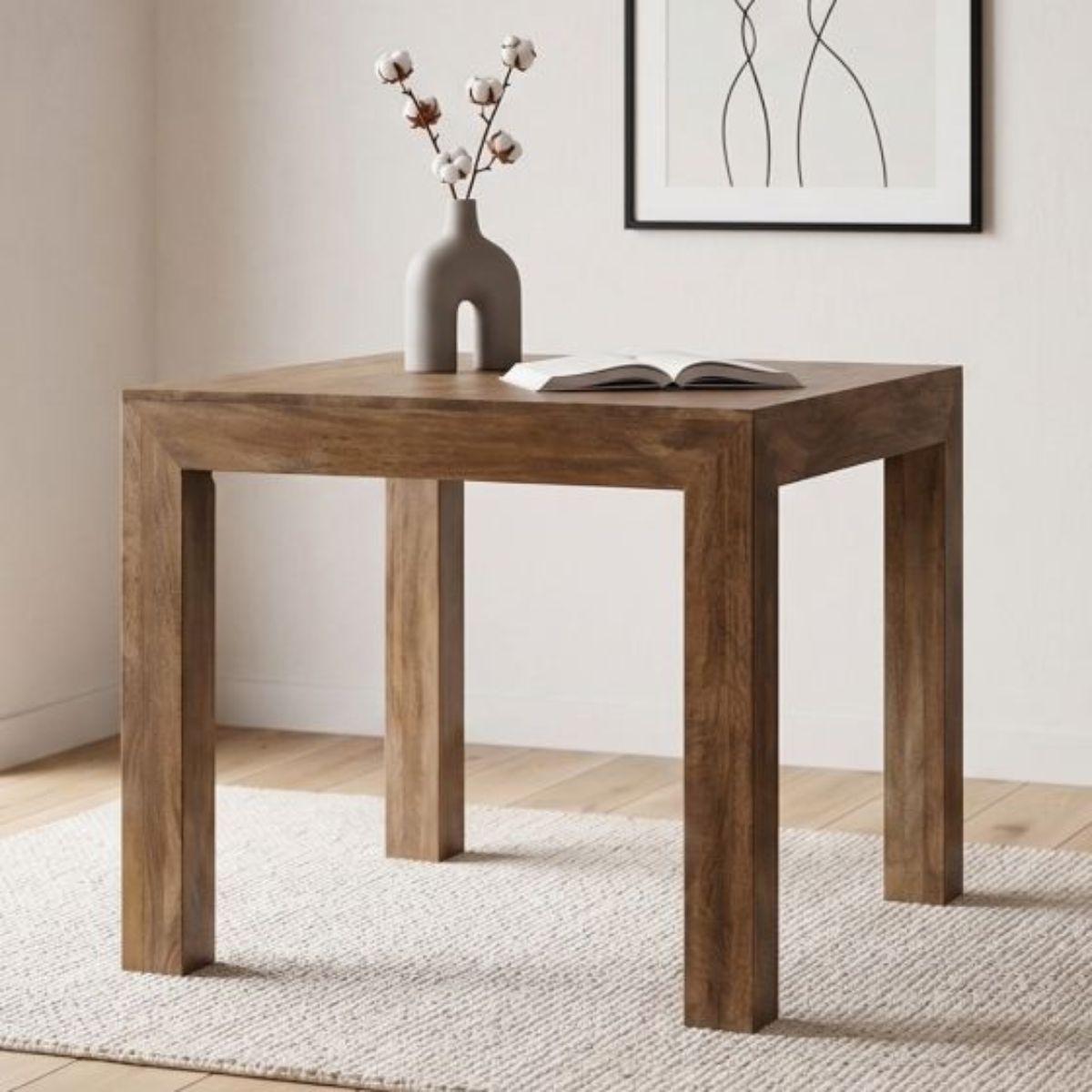 Trade Furniture Mango Wood 80cm Dining Table