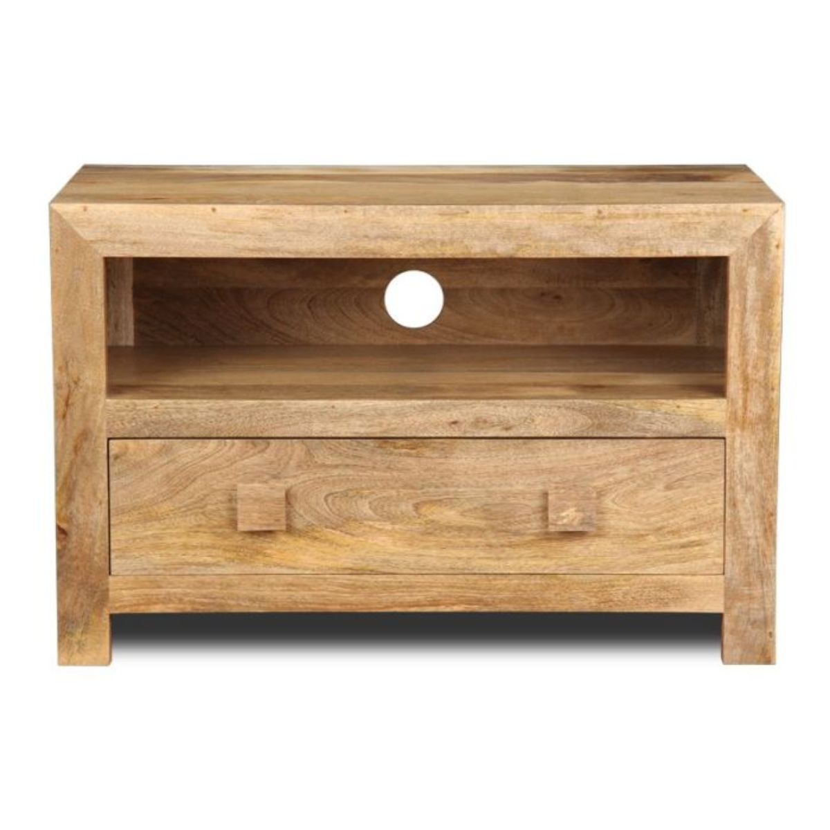 Trade Furniture Mango Wood 85cm 1 Drawer TV Unit