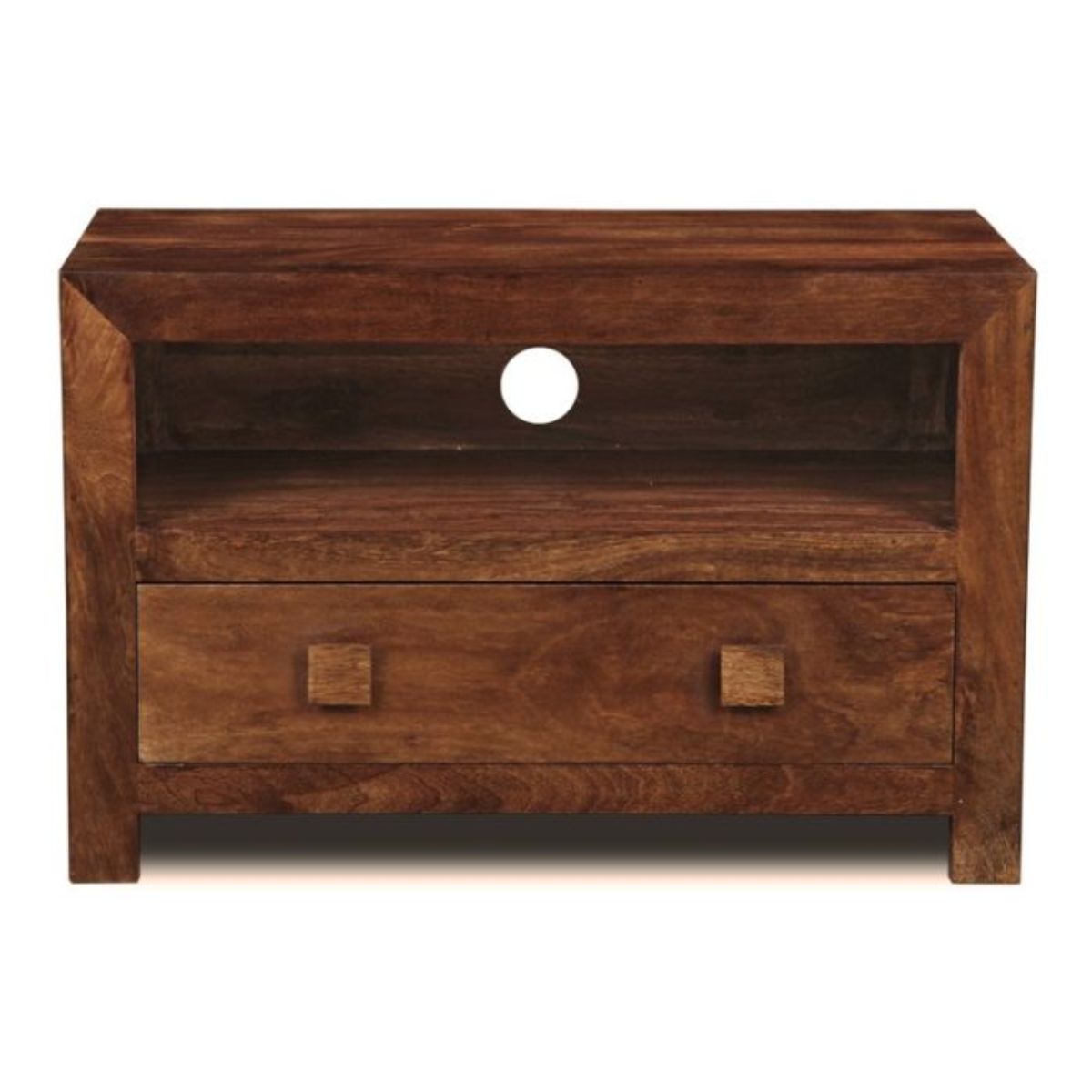Trade Furniture Mango Wood 85cm 1 Drawer TV Unit