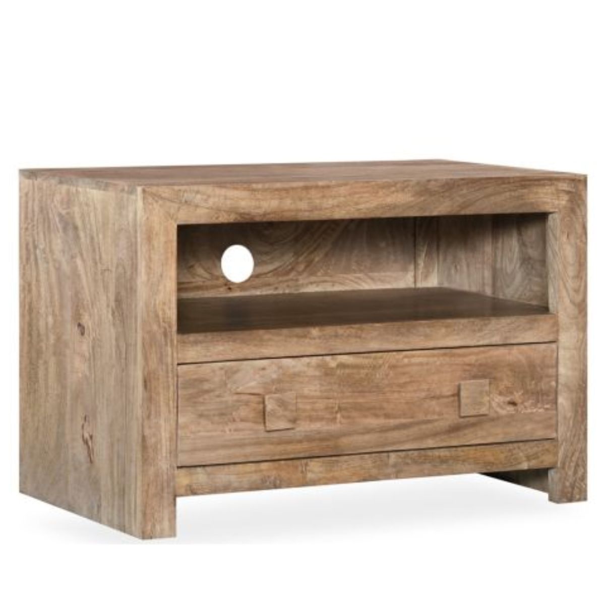 Trade Furniture Mango Wood 85cm 1 Drawer TV Unit