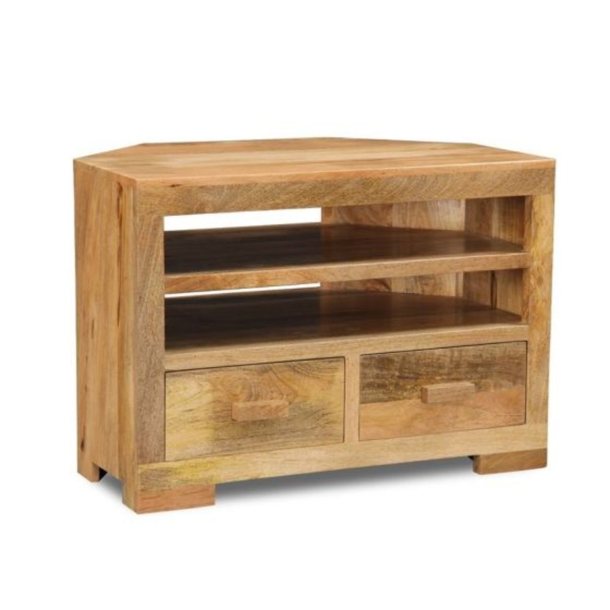 Trade Furniture Mango Wood 85cm Corner TV Unit