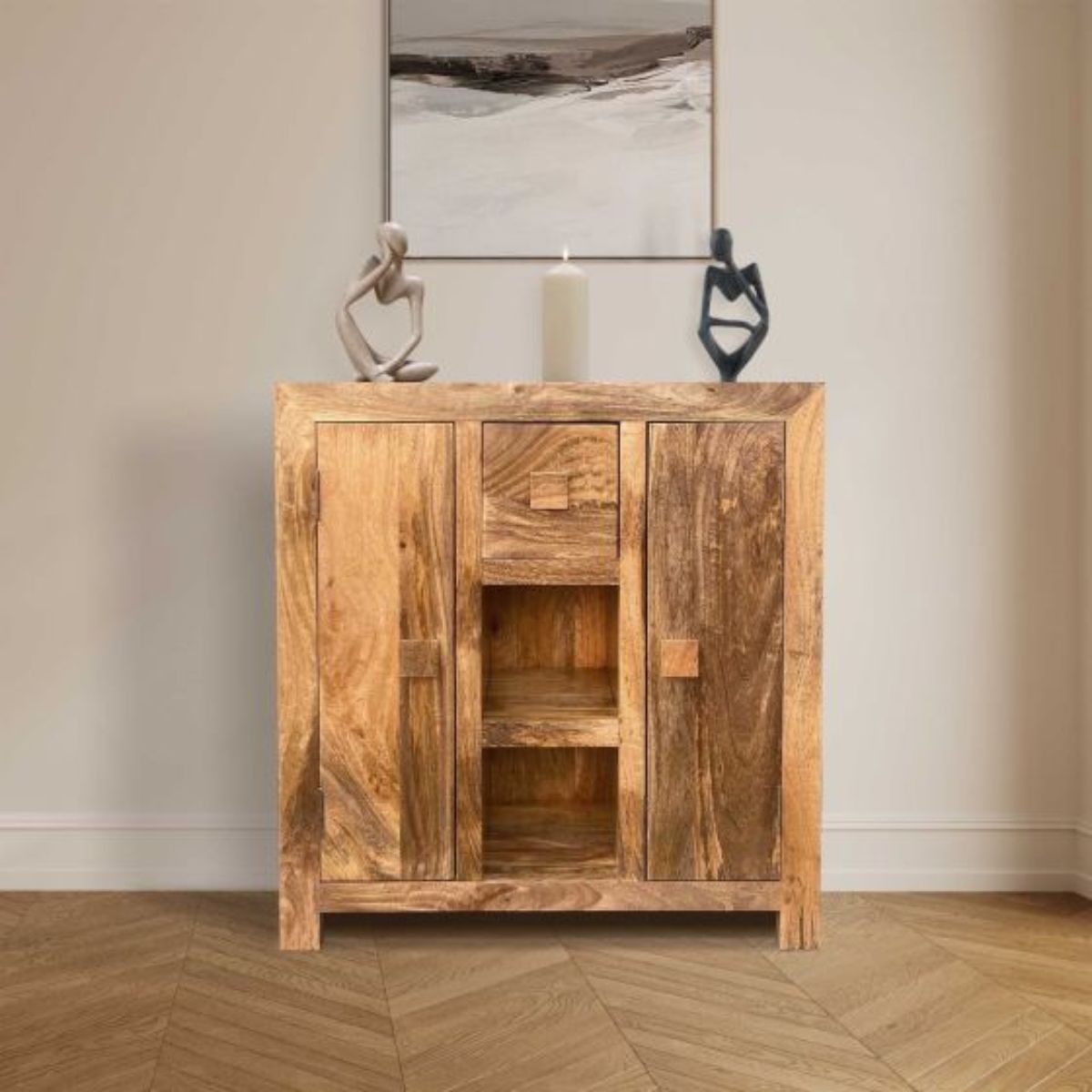 Trade Furniture Mango Wood 85cm Slim Sideboard