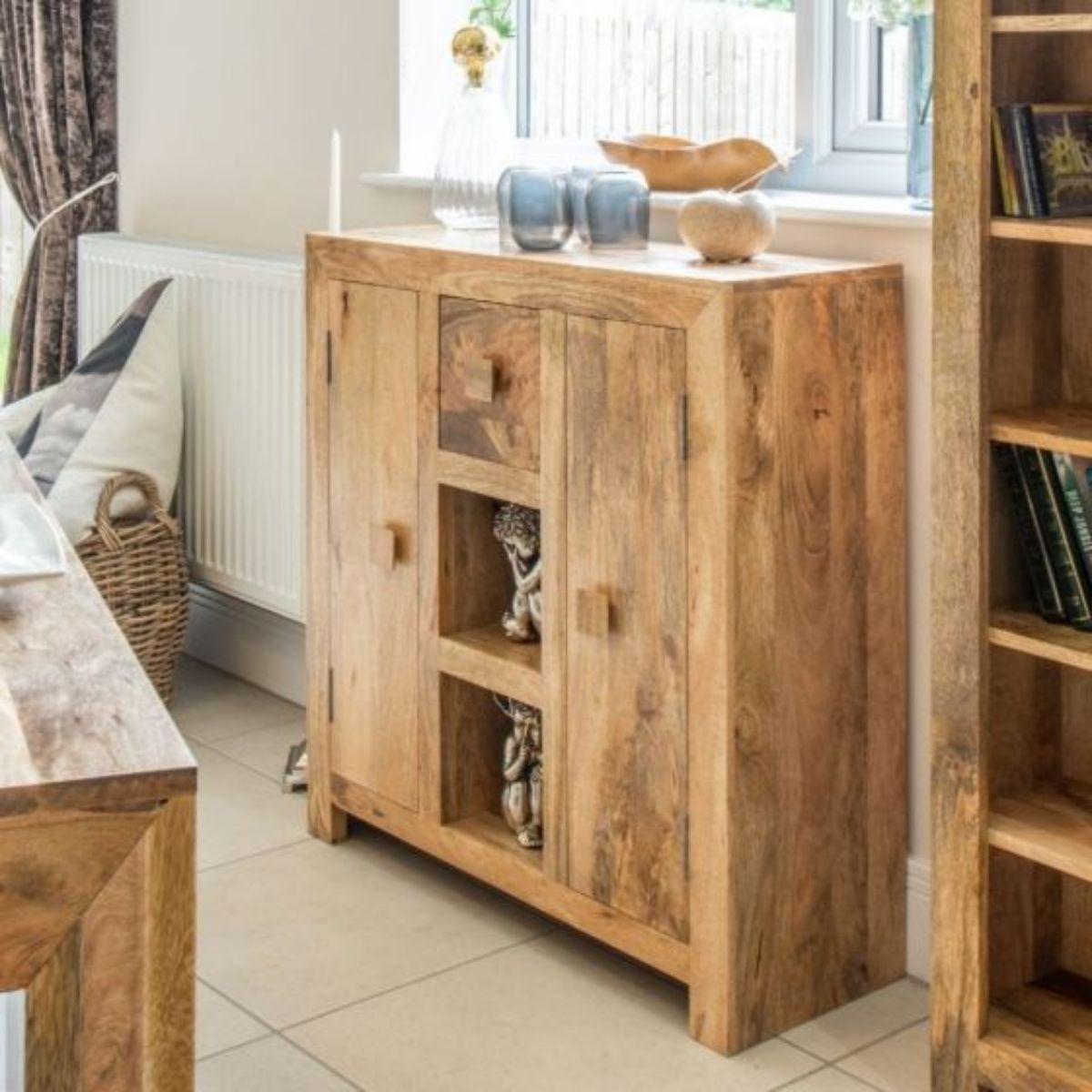 Trade Furniture Mango Wood 85cm Slim Sideboard
