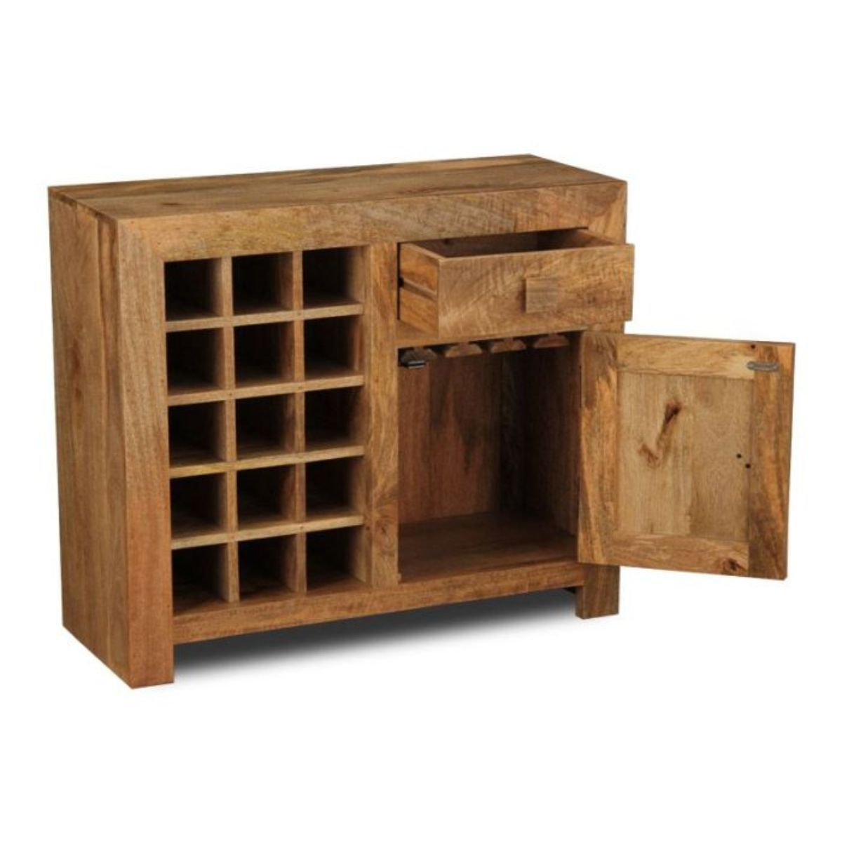 Trade Furniture Mango Wood 89cm Wine Rack