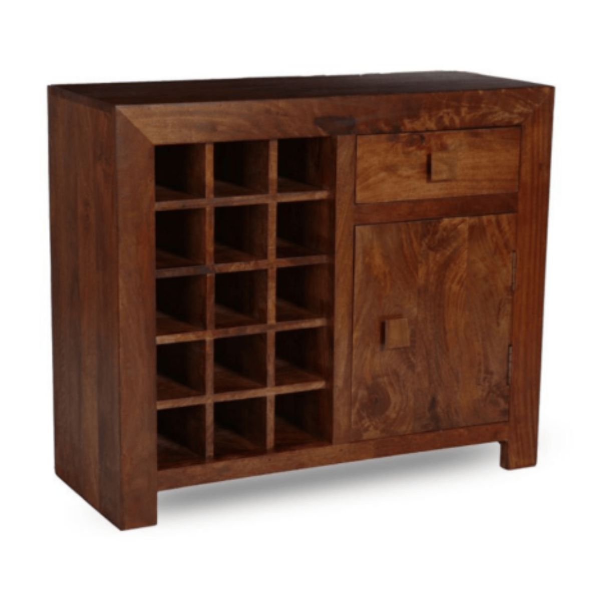Trade Furniture Mango Wood 89cm Wine Rack
