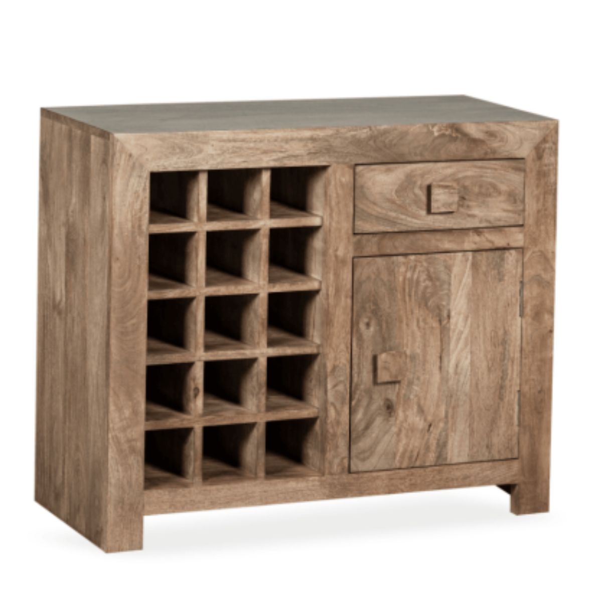 Trade Furniture Mango Wood 89cm Wine Rack