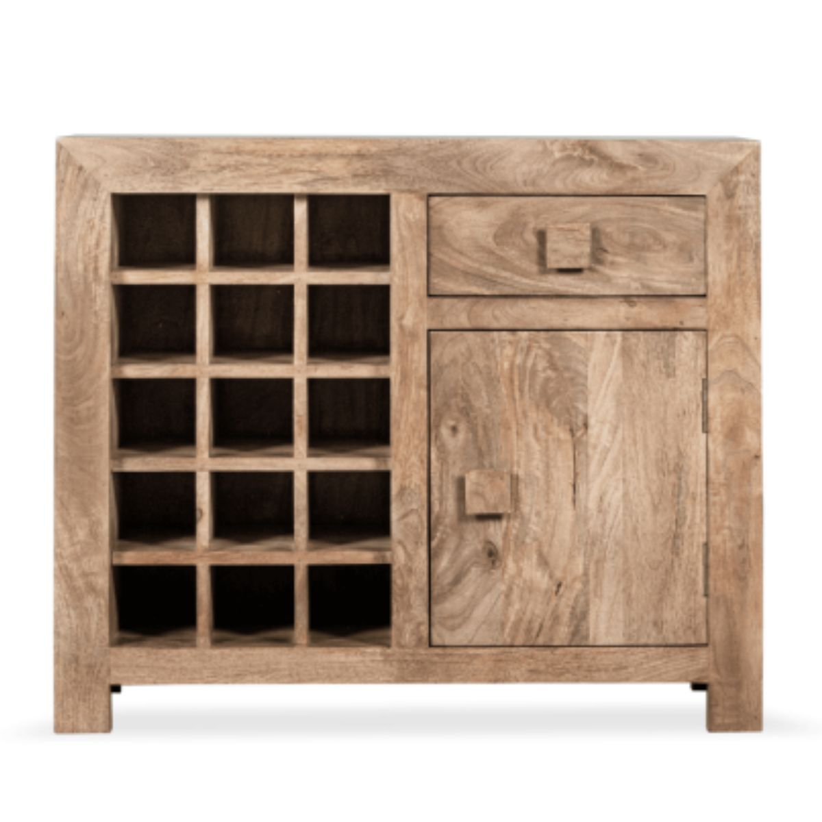 Trade Furniture Mango Wood 89cm Wine Rack