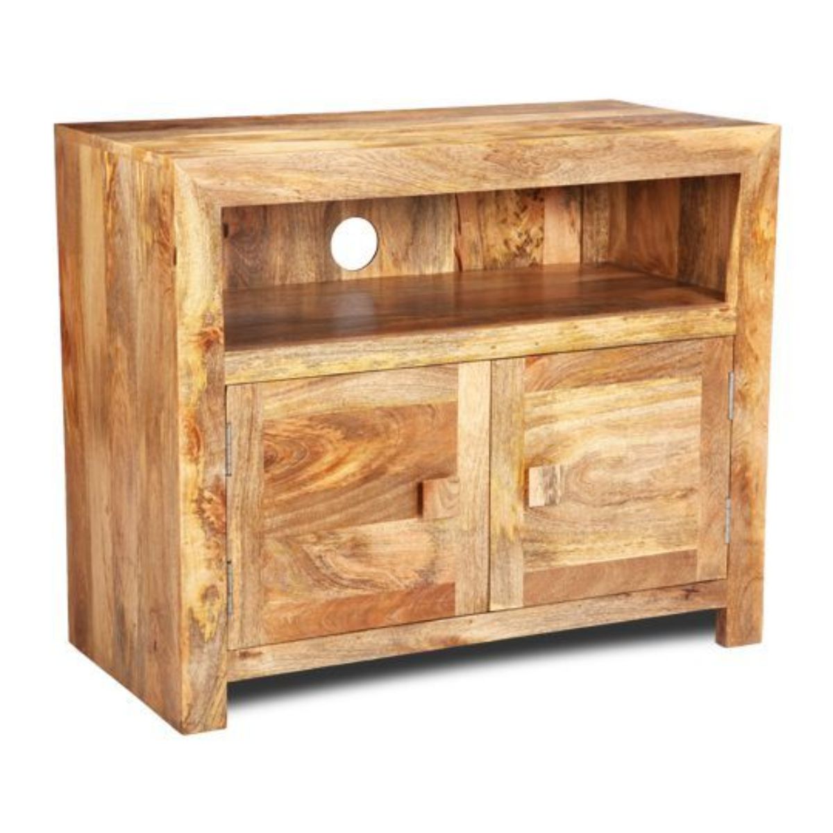 Trade Furniture Mango Wood 90cm 2 Door Media Unit