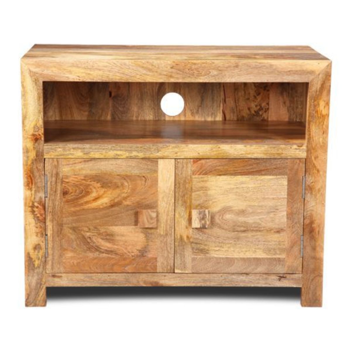 Trade Furniture Mango Wood 90cm 2 Door Media Unit
