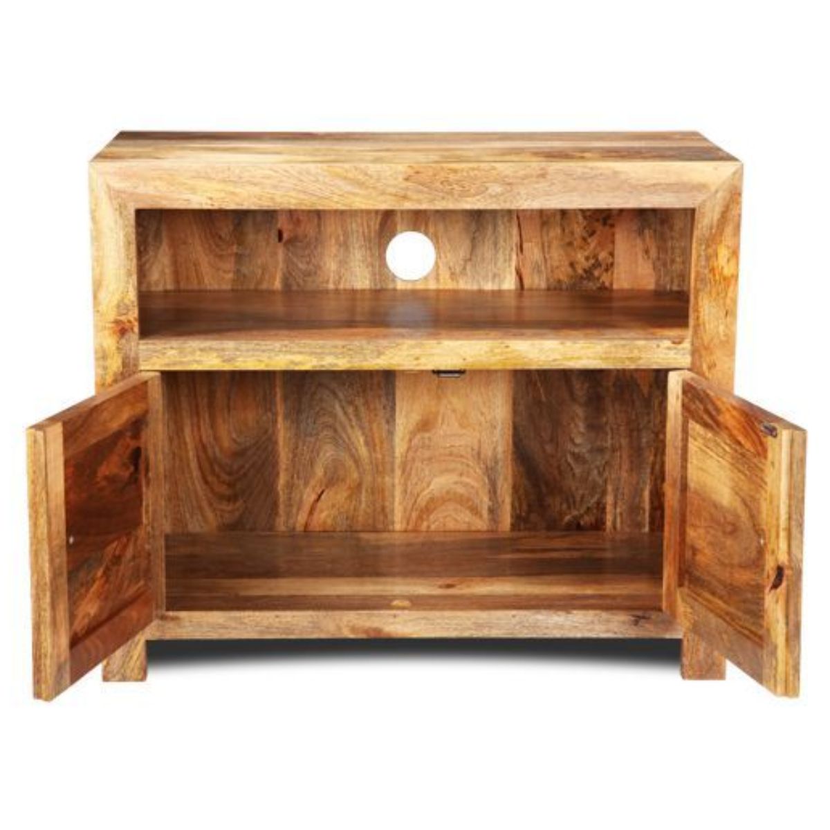 Trade Furniture Mango Wood 90cm 2 Door Media Unit