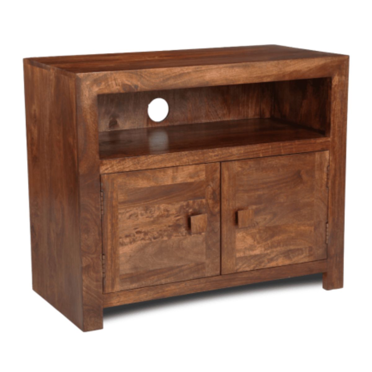 Trade Furniture Mango Wood 90cm 2 Door Media Unit