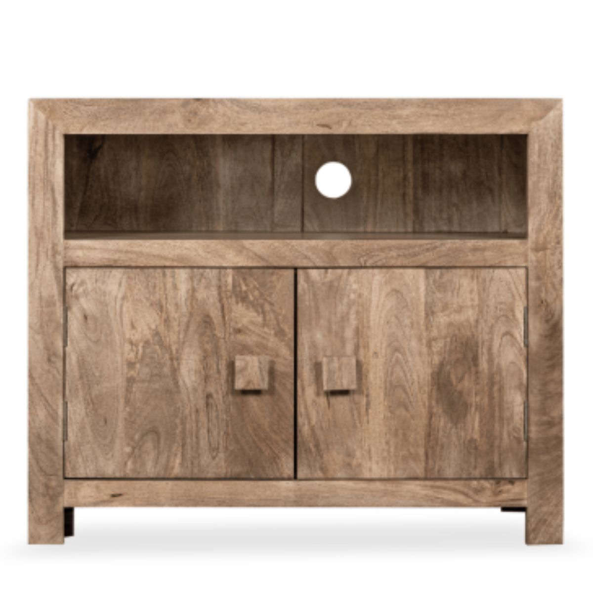 Trade Furniture Mango Wood 90cm 2 Door Media Unit