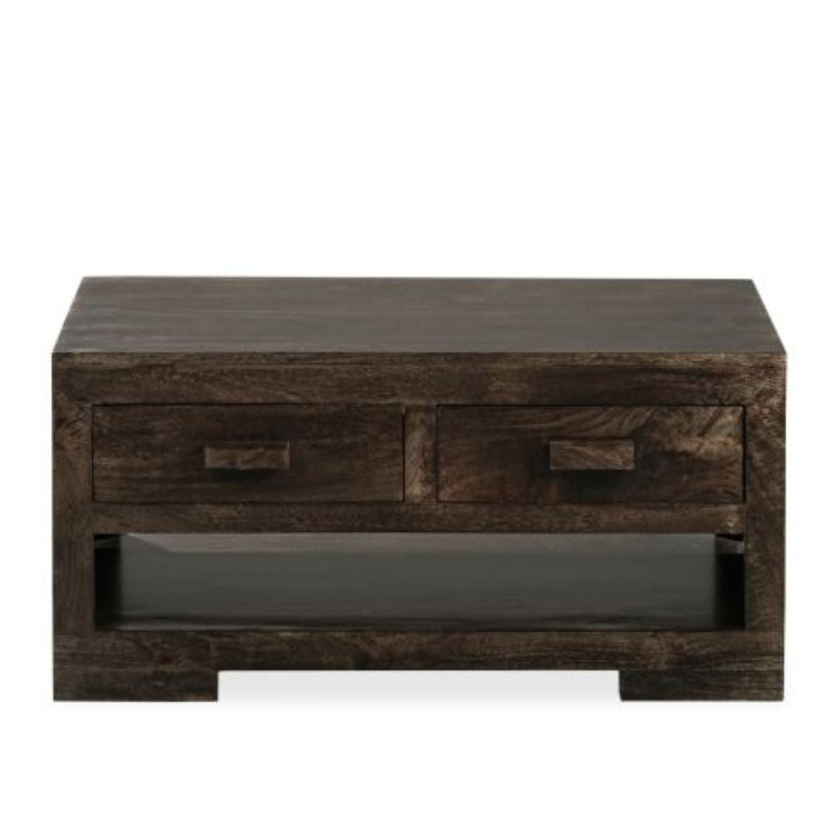 Trade Furniture Mango Wood 90cm 2 Drawer Coffee Table