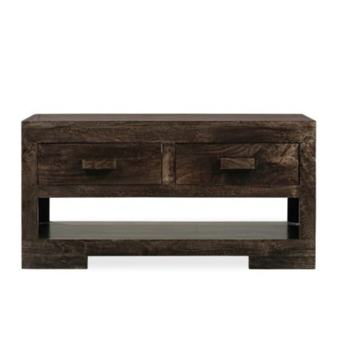 Trade Furniture Mango Wood 90cm 2 Drawer Coffee Table