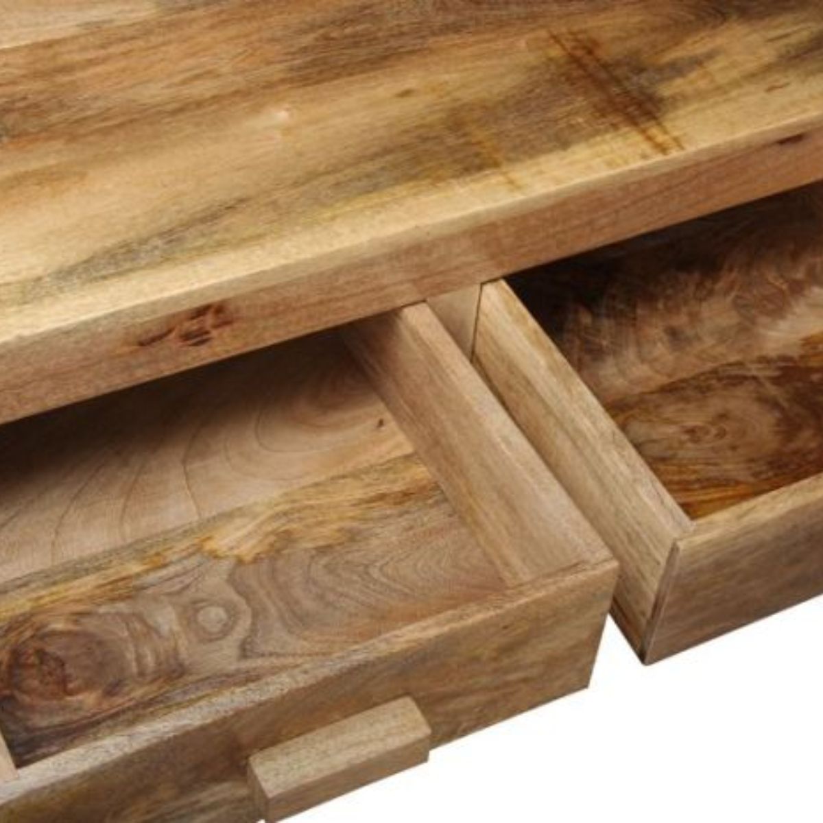 Trade Furniture Mango Wood 90cm 2 Drawer Coffee Table