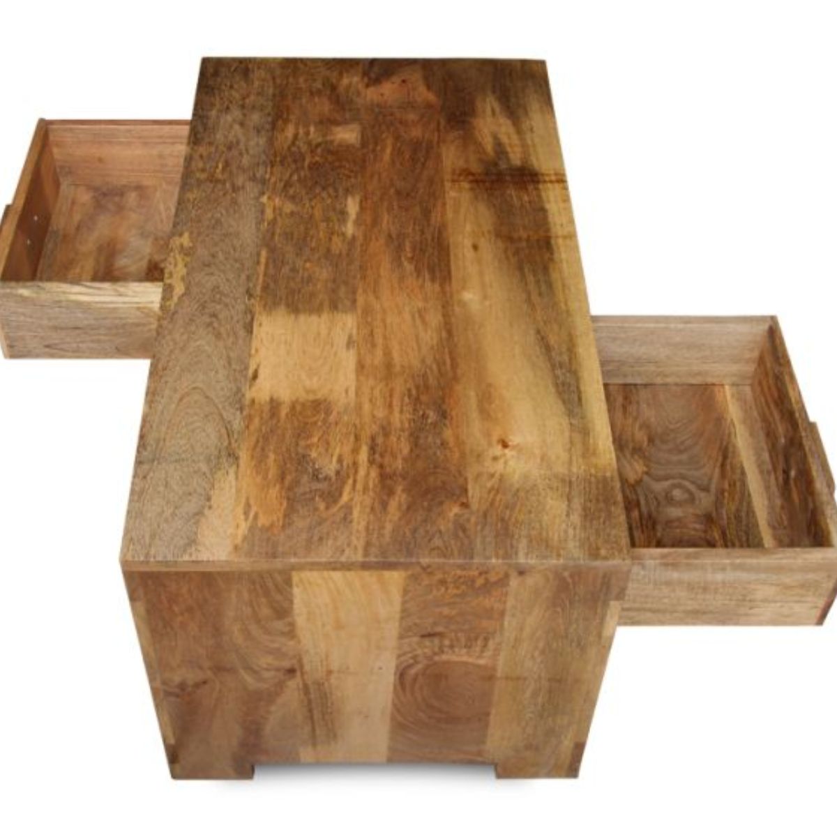 Trade Furniture Mango Wood 90cm 2 Drawer Coffee Table
