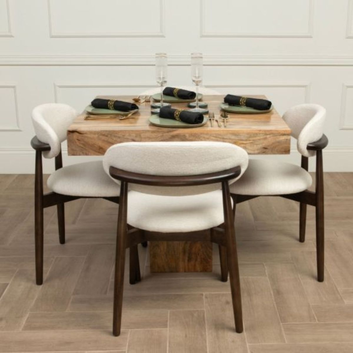 Trade Furniture Mango Wood 90cm Cube Dining Table