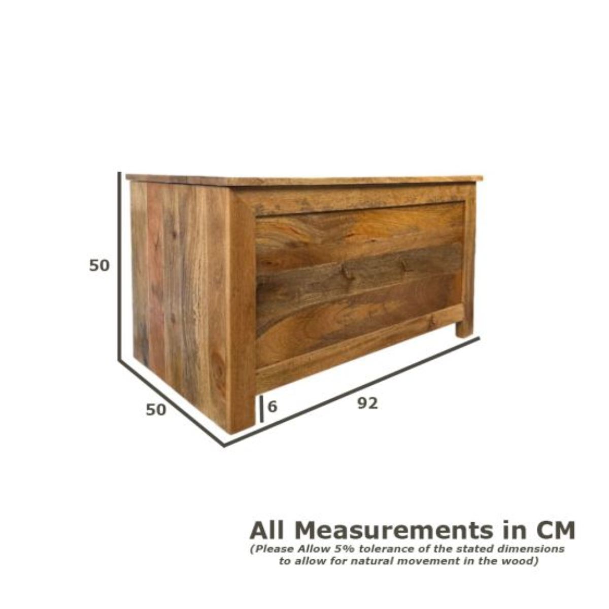 Trade Furniture Mango Wood 92cm Blanket Box