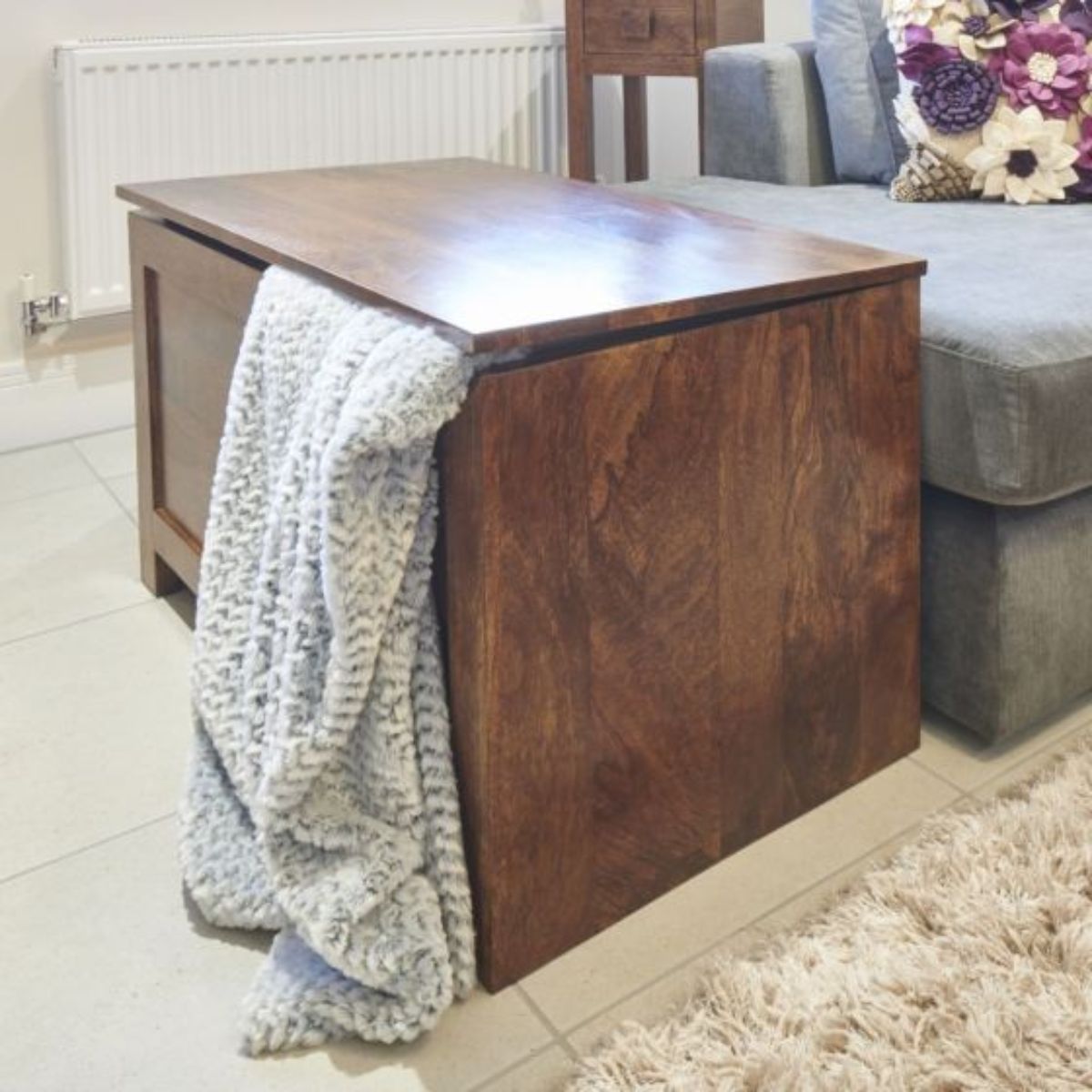 Trade Furniture Mango Wood 92cm Blanket Box