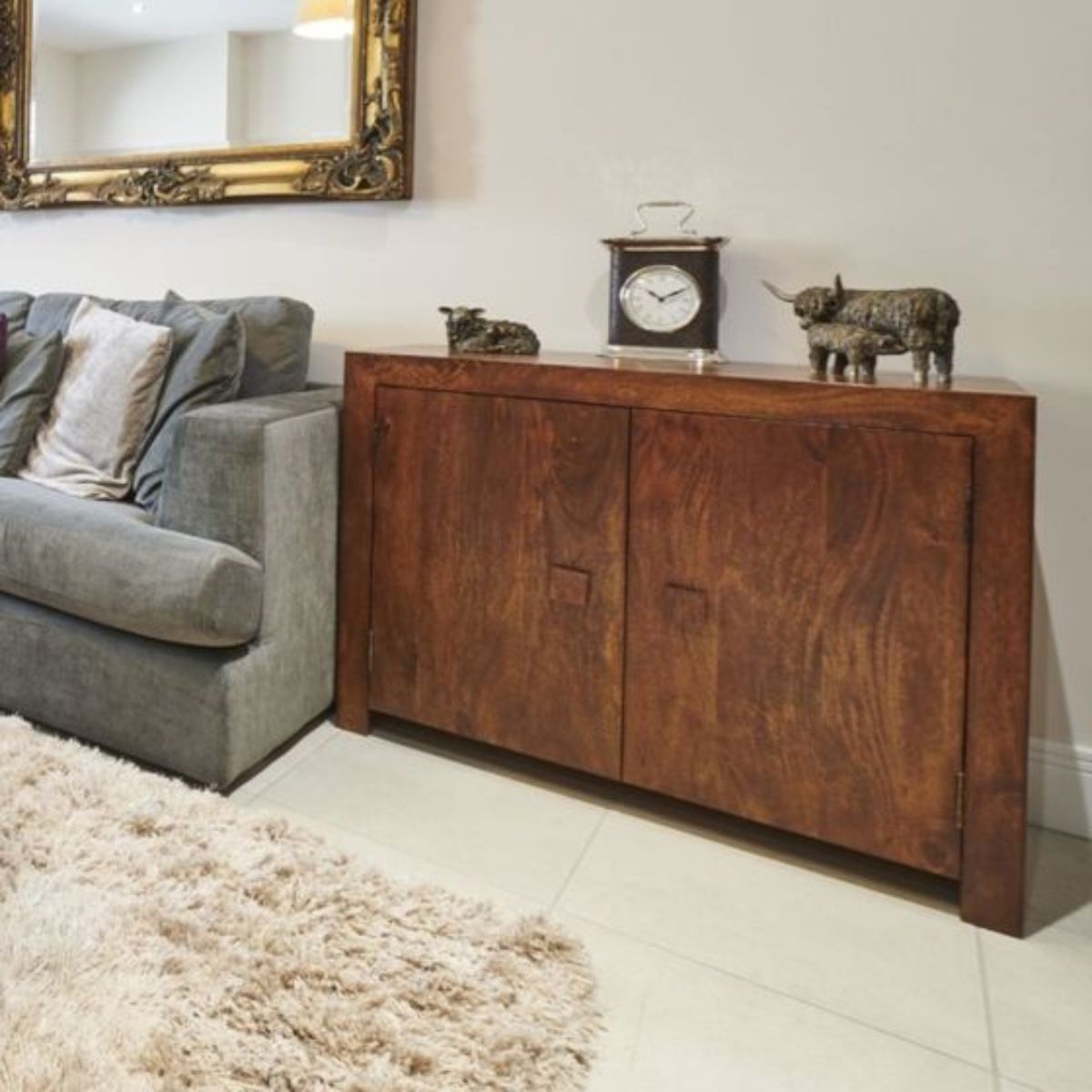Trade Furniture Mango Wood 96cm 2 Door Sideboard