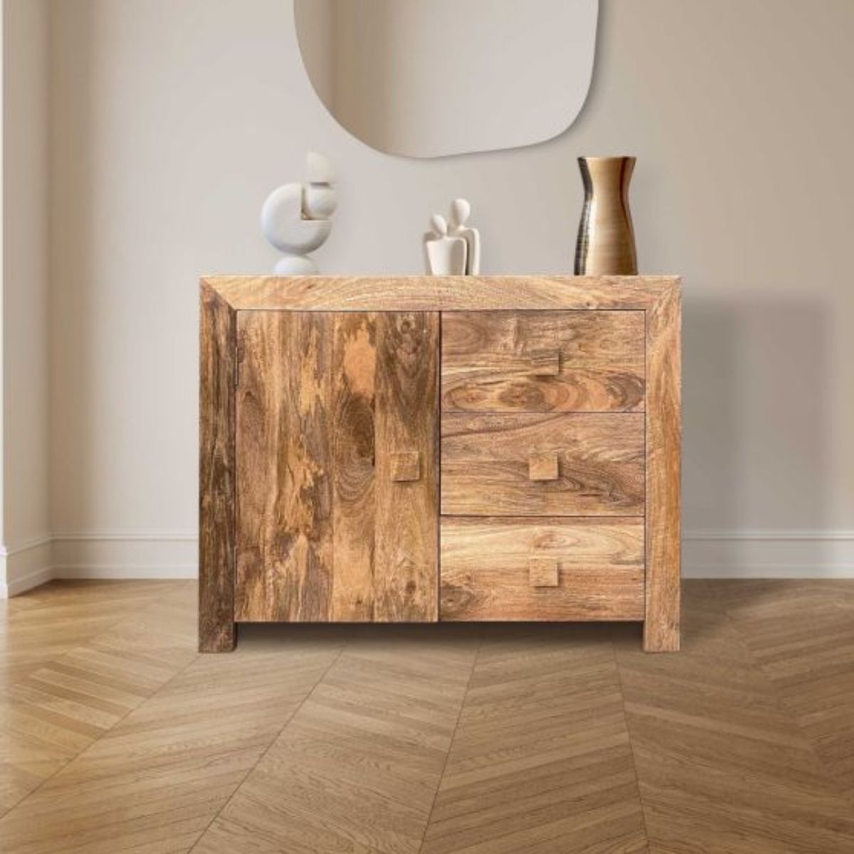 Trade Furniture Mango Wood 96cm Sideboard