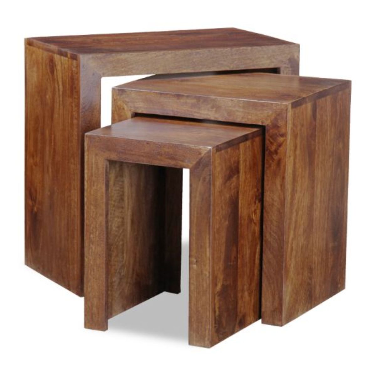 Trade Furniture Mango Wood Chunky Nest