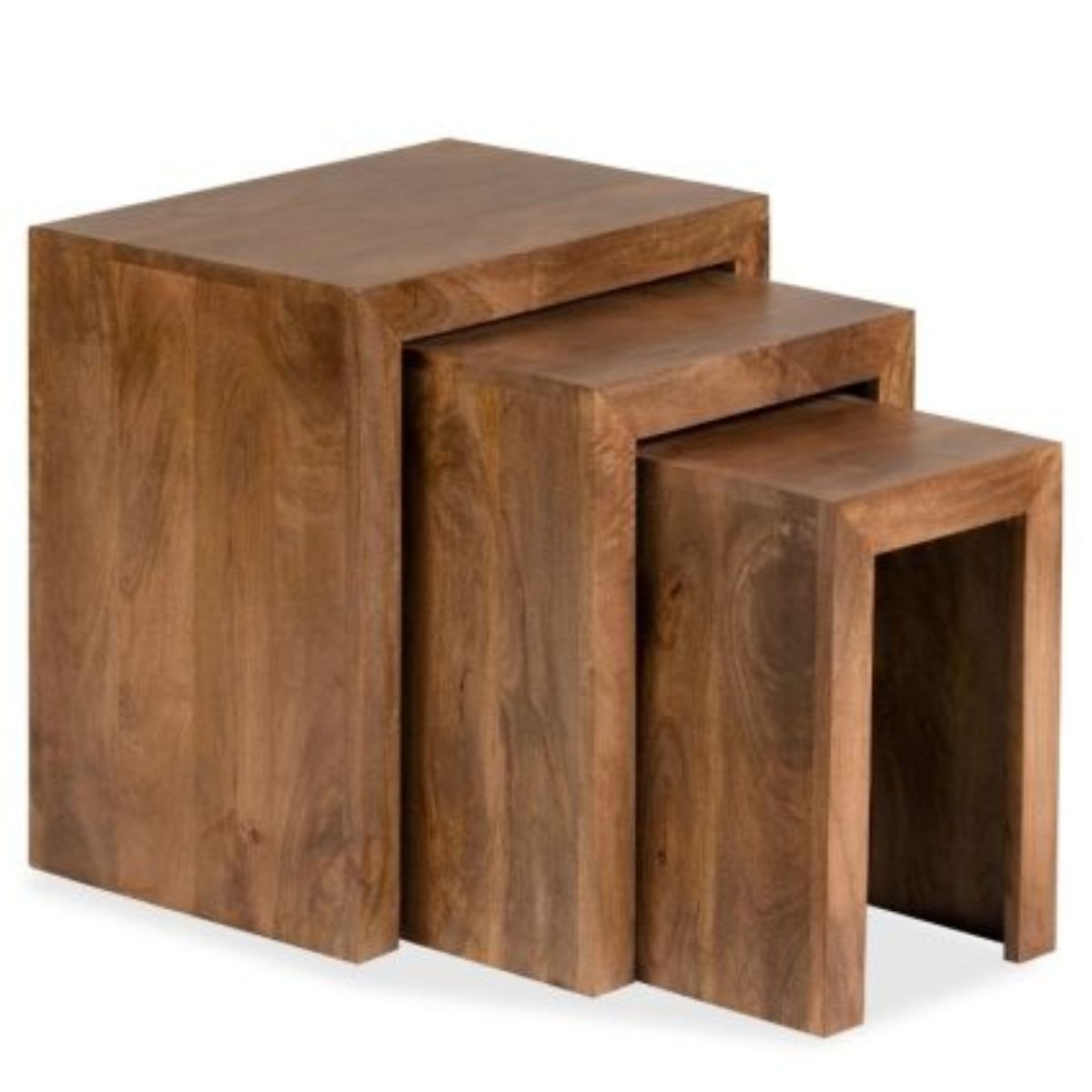 Trade Furniture Mango Wood Chunky Nest
