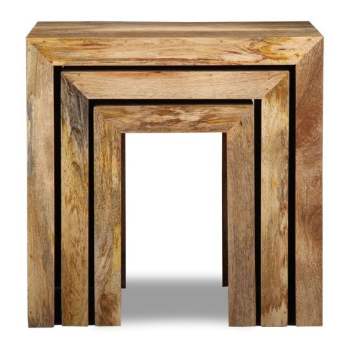 Trade Furniture Mango Wood Chunky Nest