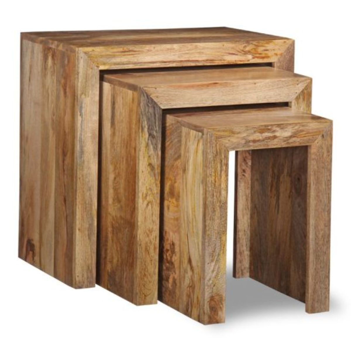 Trade Furniture Mango Wood Chunky Nest