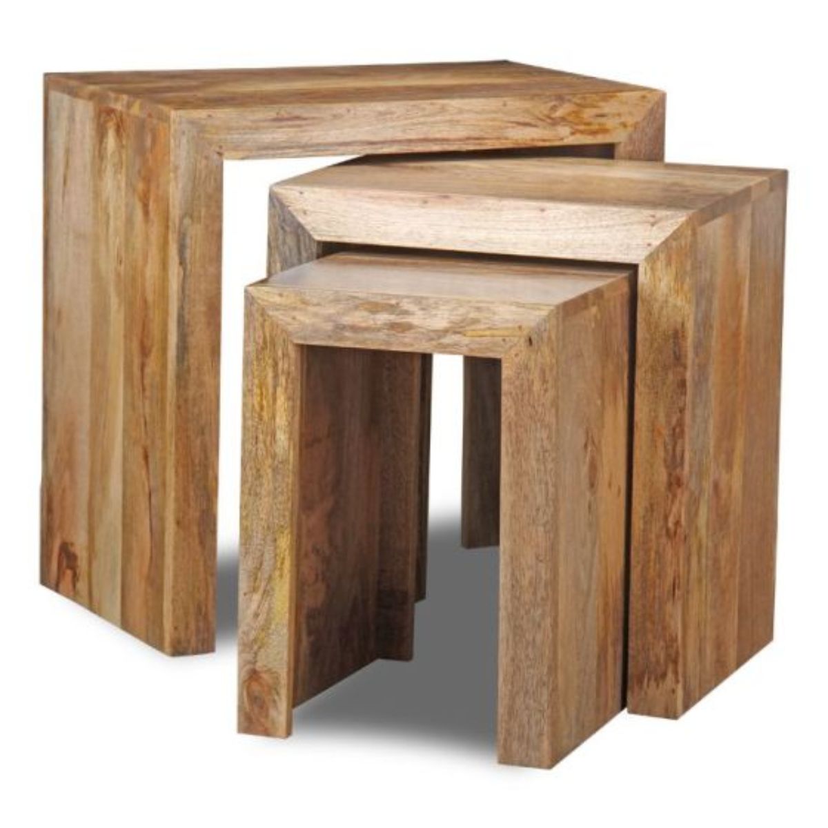 Trade Furniture Mango Wood Chunky Nest